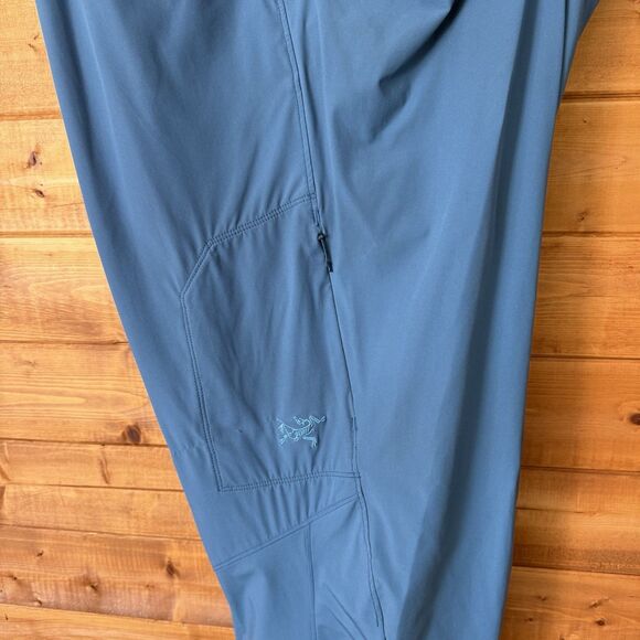 Arcteryx Men’s Gamma Teal Green Blue Lightweight Climbing Pant Size 36 Regular - Picture 2 of 12